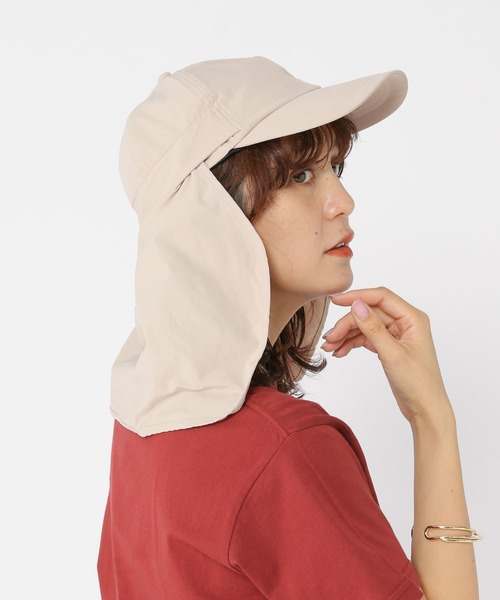 studio CLIP（スタディオクリップ）の「【紫外線防止/接触冷感/軽量】シェルテックサンシェードキャップ（キャップ・レディース・ベージュ/ブラック・FREE）」の18枚目の写真