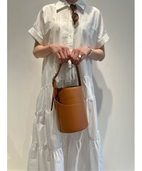 ESTNATION(エストネーション)の「WITH GOOD SHOES / ESCARGO BAG(トートバッグ・レディース・ブラック/キャメル・FREE)」の10枚目の写真