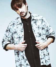 NO ID.（ノーアイディ）の「【NO ID.】Sheer Flower JQ Big Shirt / シアー フラワー JQ ビッグ シャツ（シャツ/ブラウス）」