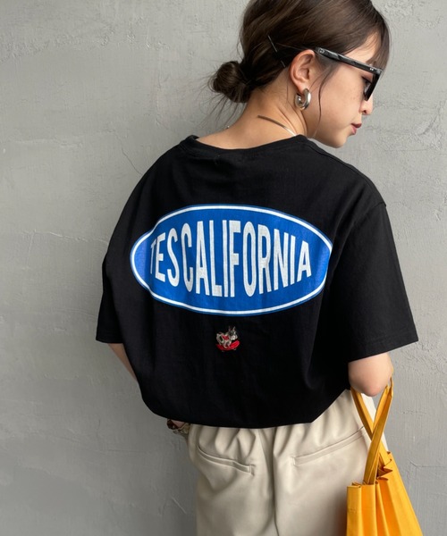 tシャツ 「THE ENDLESS SUMMER/エンドレスサマー」 別注 TES CALIFORNIA バックプリントTシャツ レディース メンズ THE ENDLESS SUMMER/エンドレスサマー] 別注 TES CALIFORNIA