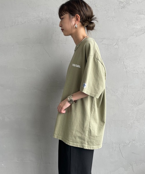 The Endless Summer（エンドレスサマー）の「[THE ENDLESS SUMMER/エンドレスサマー] 別注 THE CALIFORNIA バックプリントTシャツ（Tシャツ/カットソー・レディース・グリーン/ホワイト/ブラック・M/L/S/XL）」の4枚目の写真