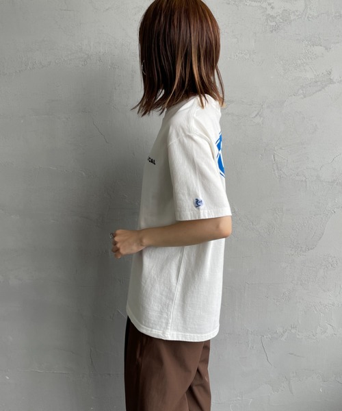 The Endless Summer（エンドレスサマー）の「[THE ENDLESS SUMMER/エンドレスサマー] 別注 THE CALIFORNIA バックプリントTシャツ（Tシャツ/カットソー・レディース・グリーン/ホワイト/ブラック・M/L/S/XL）」の13枚目の写真