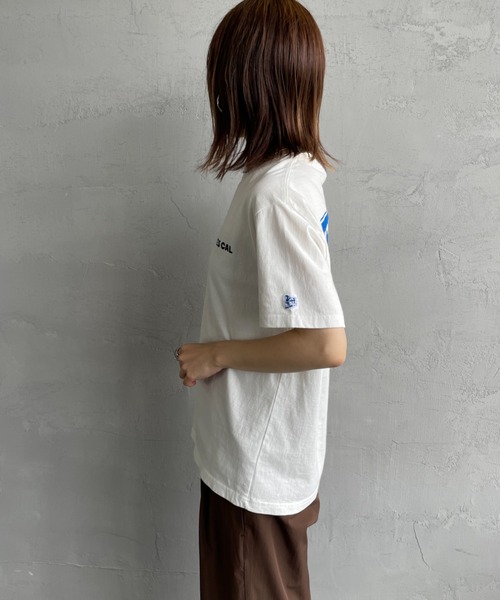 The Endless Summer（エンドレスサマー）の「[THE ENDLESS SUMMER/エンドレスサマー] 別注 THE CALIFORNIA バックプリントTシャツ（Tシャツ/カットソー・レディース・グリーン/ホワイト/ブラック・M/L/S/XL）」の20枚目の写真