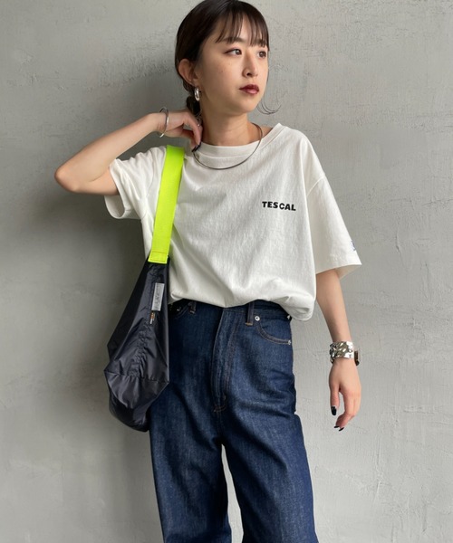 The Endless Summer（エンドレスサマー）の「[THE ENDLESS SUMMER/エンドレスサマー] 別注 THE CALIFORNIA バックプリントTシャツ（Tシャツ/カットソー・レディース・グリーン/ホワイト/ブラック・M/L/S/XL）」の6枚目の写真