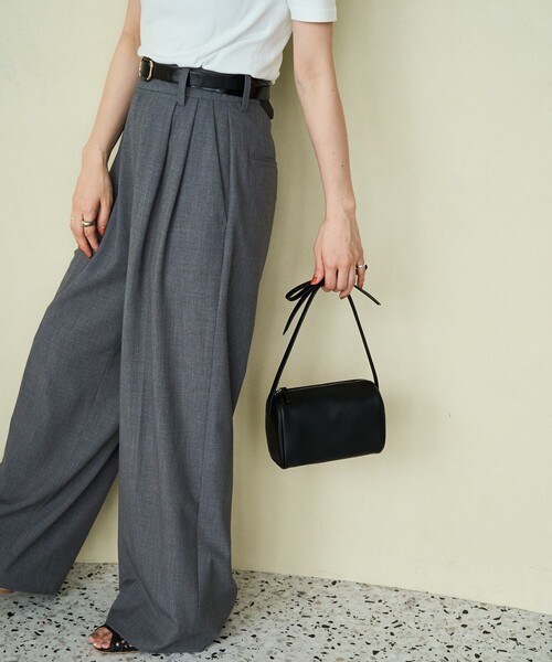 FREAK'S STORE（フリークスストア）の「限定展開 ector/エクトル ector リボン ハンドル（バッグ）（ハンドバッグ・レディース・ブラック/チャコール・ONE SIZE）」の21枚目の写真