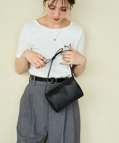 FREAK'S STORE（フリークスストア）の「限定展開 ector/エクトル ector リボン ハンドル（バッグ）（ハンドバッグ・レディース・ブラック/チャコール・ONE SIZE）」の19枚目の写真