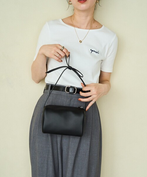 FREAK'S STORE（フリークスストア）の「限定展開 ector/エクトル ector リボン ハンドル（バッグ）（ハンドバッグ・レディース・ブラック/チャコール・ONE SIZE）」の18枚目の写真