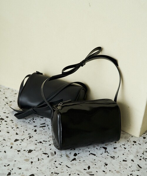 FREAK'S STORE（フリークスストア）の「限定展開 ector/エクトル ector リボン ハンドル（バッグ）（ハンドバッグ・レディース・ブラック/チャコール・ONE SIZE）」の13枚目の写真