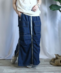 BIZ CREEK（ビズクリーク）の「定番ファスナーデザインデニムスカート（デニムスカート）」