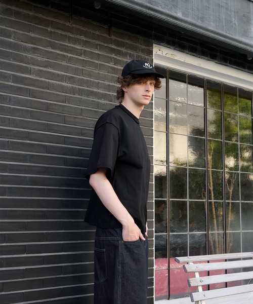 Regen Glanz(レーゲングランツ)の「reverse design T-shirt/リバースデザインTシャツ(Tシャツ/カットソー・メンズ・チャコールグレー/ブラック/ベージュ・SMALL/MEDIUM/LARGE)」の4枚目の写真