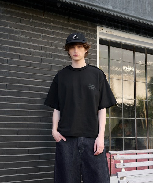 Regen Glanz(レーゲングランツ)の「reverse design T-shirt/リバースデザインTシャツ(Tシャツ/カットソー・メンズ・チャコールグレー/ブラック/ベージュ・SMALL/MEDIUM/LARGE)」の5枚目の写真