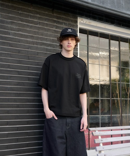 Regen Glanz(レーゲングランツ)の「reverse design T-shirt/リバースデザインTシャツ(Tシャツ/カットソー・メンズ・チャコールグレー/ブラック/ベージュ・SMALL/MEDIUM/LARGE)」の6枚目の写真