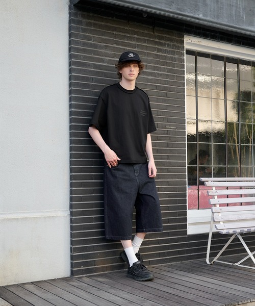 Regen Glanz(レーゲングランツ)の「reverse design T-shirt/リバースデザインTシャツ(Tシャツ/カットソー・メンズ・チャコールグレー/ブラック/ベージュ・SMALL/MEDIUM/LARGE)」の8枚目の写真