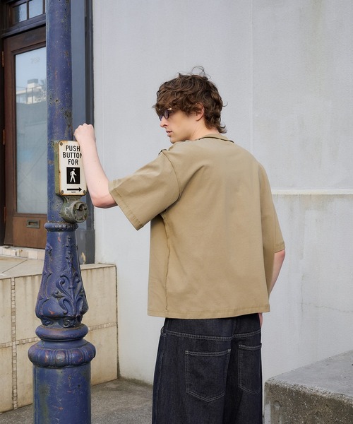 Regen Glanz(レーゲングランツ)の「reverse design T-shirt/リバースデザインTシャツ(Tシャツ/カットソー・メンズ・チャコールグレー/ブラック/ベージュ・SMALL/MEDIUM/LARGE)」の13枚目の写真