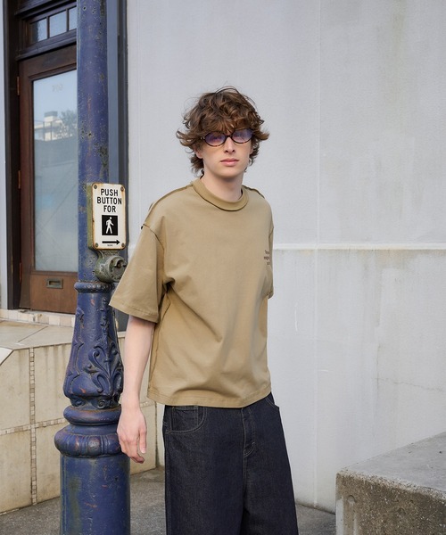 Regen Glanz(レーゲングランツ)の「reverse design T-shirt/リバースデザインTシャツ(Tシャツ/カットソー・メンズ・チャコールグレー/ブラック/ベージュ・SMALL/MEDIUM/LARGE)」の20枚目の写真