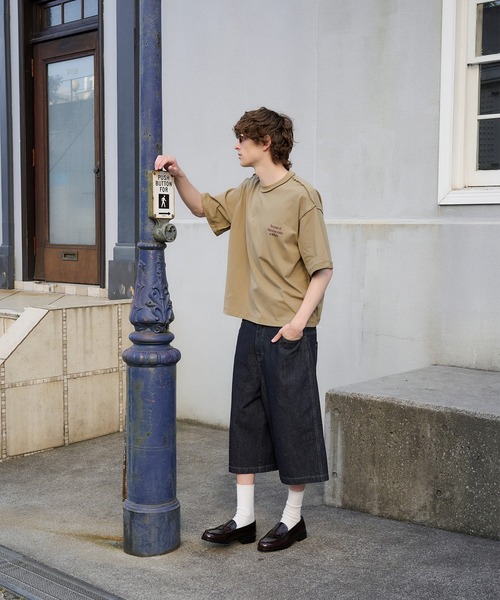 Regen Glanz(レーゲングランツ)の「reverse design T-shirt/リバースデザインTシャツ(Tシャツ/カットソー・メンズ・チャコールグレー/ブラック/ベージュ・SMALL/MEDIUM/LARGE)」の17枚目の写真