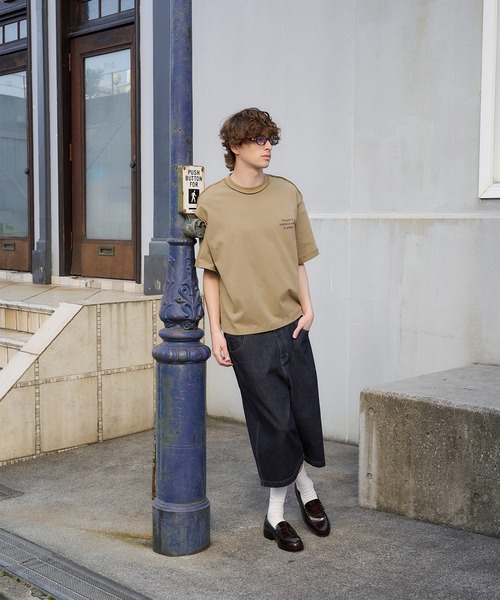 Regen Glanz(レーゲングランツ)の「reverse design T-shirt/リバースデザインTシャツ(Tシャツ/カットソー・メンズ・チャコールグレー/ブラック/ベージュ・SMALL/MEDIUM/LARGE)」の19枚目の写真