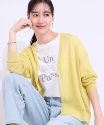 SHOO・LA・RUE | 【洗える/S-LL】ナチュラル感が上品 サッと羽織れるカーディガン(カーディガン/ボレロ)