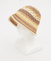 an meets zakka（アンミツザッカ）の「an meets zakka レトロマルチボーダークロシェニットハット（ハット）」