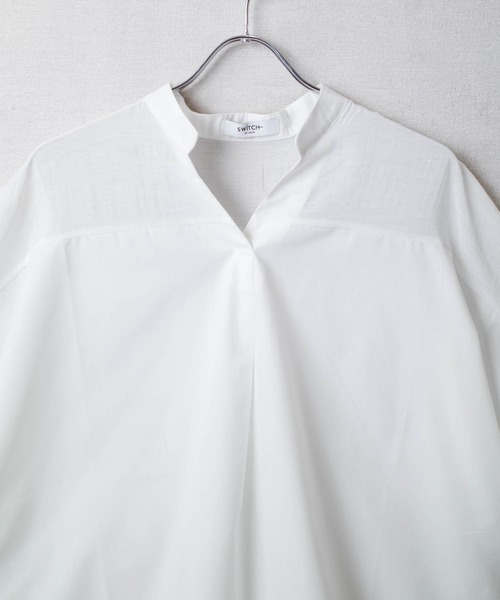 991y*美品 バーニーズニューヨーク フレアスリーブ シャツ
