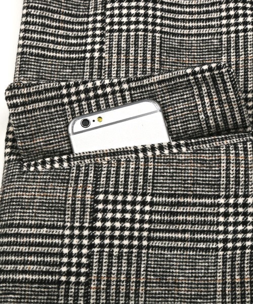 CHANEL　ツイード ダブルブレスト チェスターコート セール】ウールダブルブレストチェスターコート（チェスター