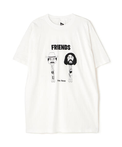 FUNG(ファング)の「FUNG/ファング BASIC TEE FRENDS Tシャツ(Tシャツ/カットソー・レディース・ホワイト・L/M/S/XS)」の14枚目の写真