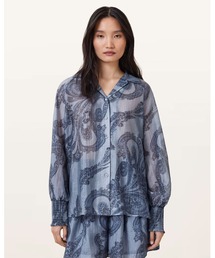 ALLSAINTS | ISLA PRINTED LONG SLEEVE SHIRT | ISLA プリント 長袖 シャツ(シャツ/ブラウス)