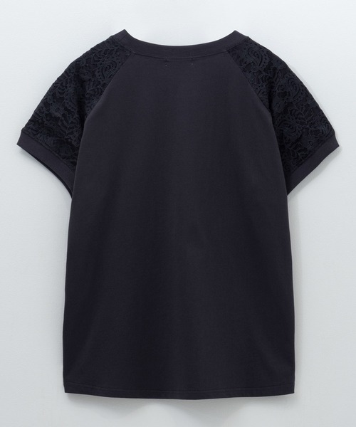 NAVY(ネイビー)の「nAvy ショルダーレースTシャツ(Tシャツ/カットソー・レディース・オフホワイト/チャコールグレー・M/L)」の19枚目の写真