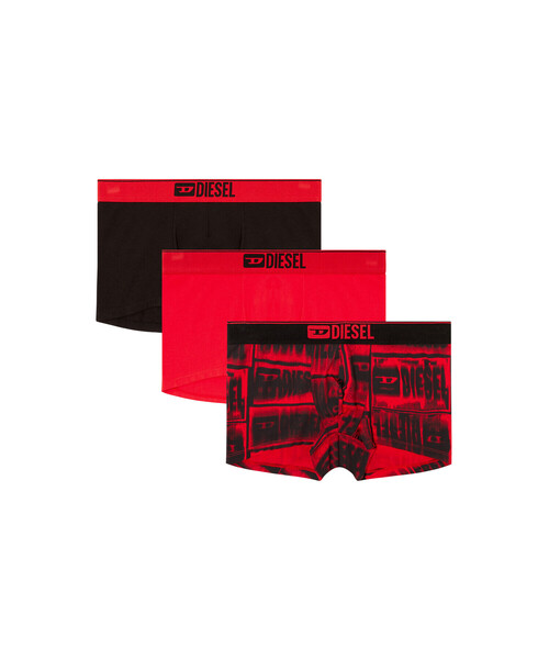 DIESEL(ディーゼル)の「メンズ ボクサーパンツ 3枚パック DAMIEN-D-BOX-3PACK(ボクサーパンツ・メンズ・その他1/その他2/その他3・LARGE/SMALL/MEDIUM/XX-LARGE/X-LARGE)」の1枚目の写真