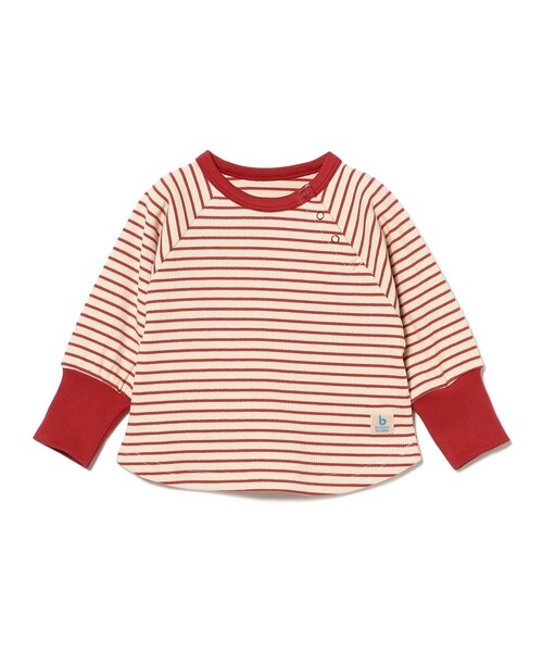 こども ビームス（コドモビームス）の「ベビー テレコ ラグラン Tシャツ 2025FW（60～90cm）（Tシャツ/カットソー・キッズ・レッド/グリーン/グリーン系その他・80-90/60-70）」の9枚目の写真