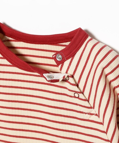 こども ビームス（コドモビームス）の「ベビー テレコ ラグラン Tシャツ 2025FW（60～90cm）（Tシャツ/カットソー・キッズ・レッド/グリーン/グリーン系その他・80-90/60-70）」の11枚目の写真