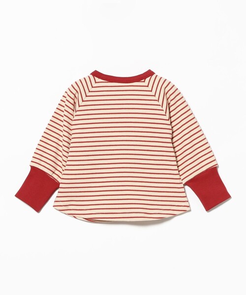 こども ビームス（コドモビームス）の「ベビー テレコ ラグラン Tシャツ 2025FW（60～90cm）（Tシャツ/カットソー・キッズ・レッド/グリーン/グリーン系その他・80-90/60-70）」の13枚目の写真