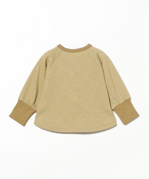 こども ビームス（コドモビームス）の「ベビー テレコ ラグラン Tシャツ 2025FW（60～90cm）（Tシャツ/カットソー・キッズ・レッド/グリーン/グリーン系その他・80-90/60-70）」の16枚目の写真