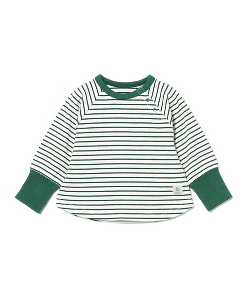 こども ビームス（コドモビームス）の「ベビー テレコ ラグラン Tシャツ 2025FW（60～90cm）（Tシャツ/カットソー・キッズ・レッド/グリーン/グリーン系その他・80-90/60-70）」の18枚目の写真