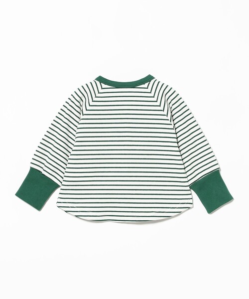 こども ビームス（コドモビームス）の「ベビー テレコ ラグラン Tシャツ 2025FW（60～90cm）（Tシャツ/カットソー・キッズ・レッド/グリーン/グリーン系その他・80-90/60-70）」の19枚目の写真
