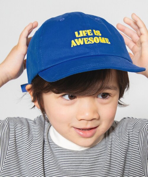 BREEZE(ブリーズ)の「【WEB限定】ロゴキャップ(キャップ・キッズ・ピンク/ブルー/オフホワイト・50/54/58)」の3枚目の写真