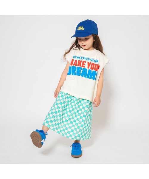 BREEZE(ブリーズ)の「【WEB限定】ロゴキャップ(キャップ・キッズ・ピンク/ブルー/オフホワイト・50/54/58)」の5枚目の写真