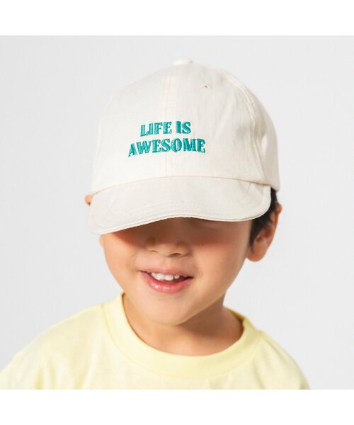 BREEZE(ブリーズ)の「【WEB限定】ロゴキャップ(キャップ・キッズ・ピンク/ブルー/オフホワイト・50/54/58)」の8枚目の写真