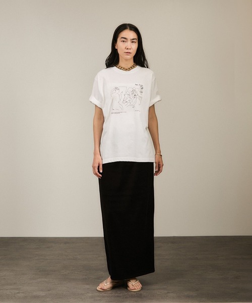tシャツ 「WEB限定」マティスアートTシャツ レディース MOUSSY tシャツ 「ZOZO・一部店舗限定」MOUSSY RINGER TINY T