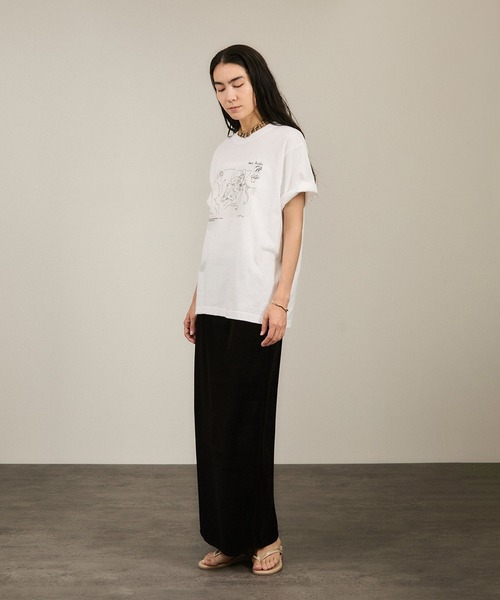 SALON adam et rope'（サロン アダム エ ロペ）の「【WEB限定】マティスアートTシャツ（Tシャツ/カットソー・レディース・ホワイト/ホワイト系その他2/ホワイト系その他4・FREE）」の16枚目の写真
