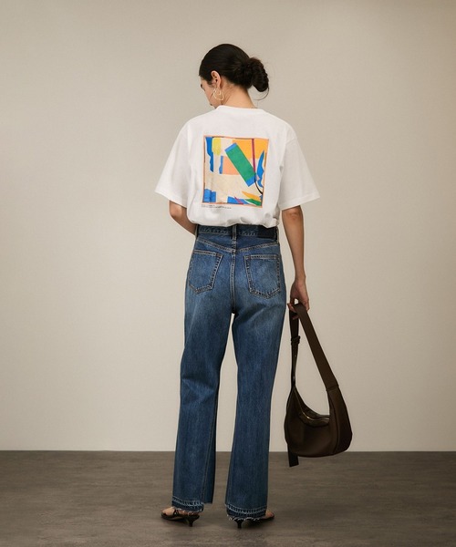 SALON adam et rope'（サロン アダム エ ロペ）の「【WEB限定】マティスアートTシャツ（Tシャツ/カットソー・レディース・ホワイト/ホワイト系その他2/ホワイト系その他4・FREE）」の8枚目の写真