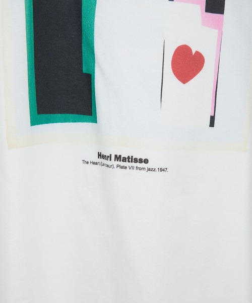 tシャツ 「WEB限定」マティスアートTシャツ レディース SALON adam et rope' tシャツ 「WEB限定」マティスアートTシャツ