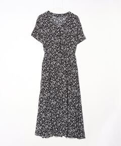 Draped Cherry Pattern Mini One-Piece（ワンピース）｜Her lip
