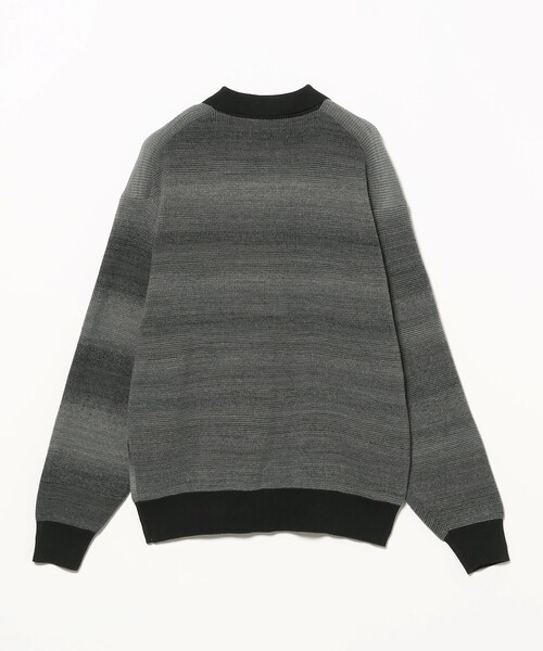 B:MING by BEAMS(ビーミングバイビームス)の「12ゲージ グラデーション ニット ポロ(ユニセックス)(ニット/セーター・メンズ・ベージュ/ブラック・S/XL/M/L)」の11枚目の写真