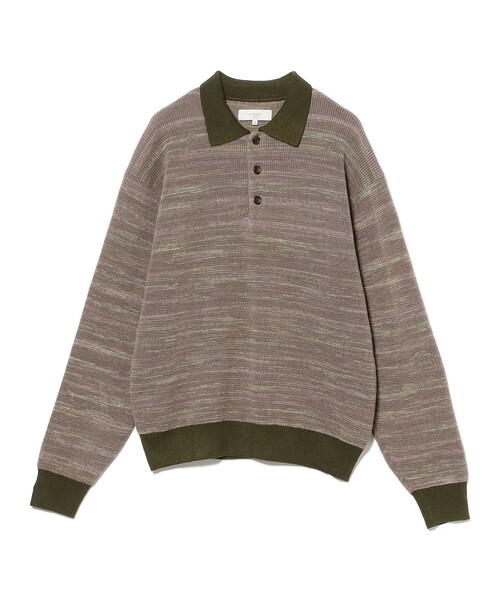 B:MING by BEAMS(ビーミングバイビームス)の「12ゲージ グラデーション ニット ポロ(ユニセックス)(ニット/セーター・メンズ・ベージュ/ブラック・S/XL/M/L)」の12枚目の写真