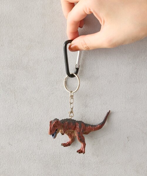 BIRTHDAY BAR（バースデイバー）の「リアルフィギュアキーリング ダイナソーシリーズ（チャーム・キッズ・モスグリーン/ブラウン/ブラウン系その他/オレンジ・0）」の3枚目の写真