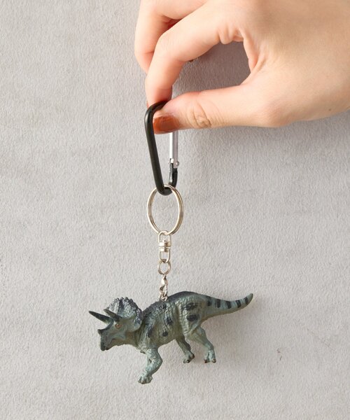 BIRTHDAY BAR（バースデイバー）の「リアルフィギュアキーリング ダイナソーシリーズ（チャーム・キッズ・モスグリーン/ブラウン/ブラウン系その他/オレンジ・0）」の4枚目の写真