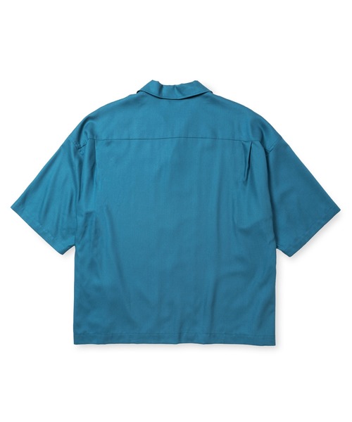 CALEE（キャリー）の「5 SLEEVES DROP SHOULDER SH（シャツ/ブラウス・メンズ・ターコイズブルー/アイボリー・LARGE/X-LARGE/MEDIUM）」の4枚目の写真