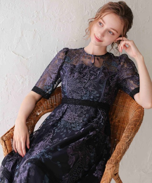 Dorry Doll(ドリードール)の「ラダーレースドレス(ドレス・レディース・ピンク/ネイビー/グレイッシュベージュ/ブルー/ブラウン・LARGE/MEDIUM/SMALL)」の15枚目の写真