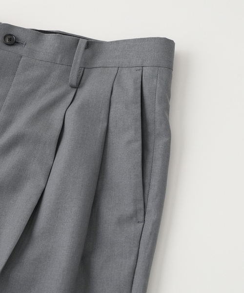 Kaptain Sunshine(キャプテン サンシャイン)の「KAPTAIN SUNSHINE / キャプテンサンシャイン Shoecut Slacks(スラックス・メンズ・グレー/ネイビー・30/32)」の5枚目の写真